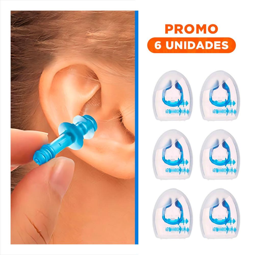 Pack6 Sistema para los oidos Intex 55609 seguro para uso acuatico Y+Regalo Sticker