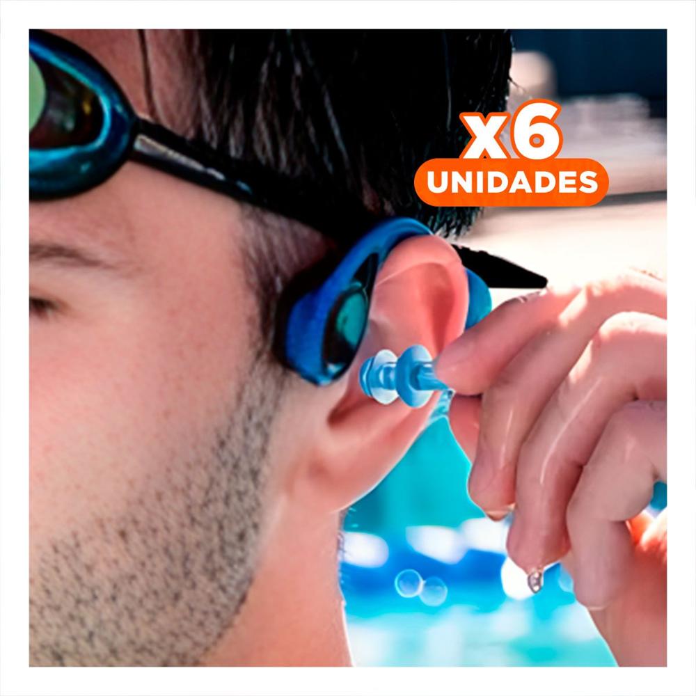 Pack6 Producto para los oidos Intex 55609 para evitar ingreso de agua