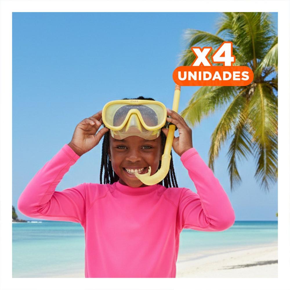 Pack4 Set De Agua Amarillo para Juegos en Piscina Y+Regalo Sticker