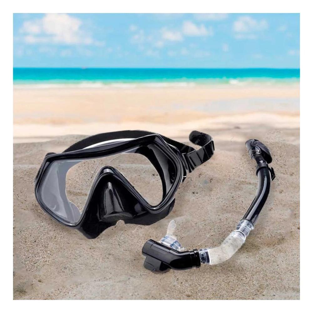 Conjunto De Buceo 2 Pcs Para Actividades Acuaticas En Familia Y+Ligas Regalo