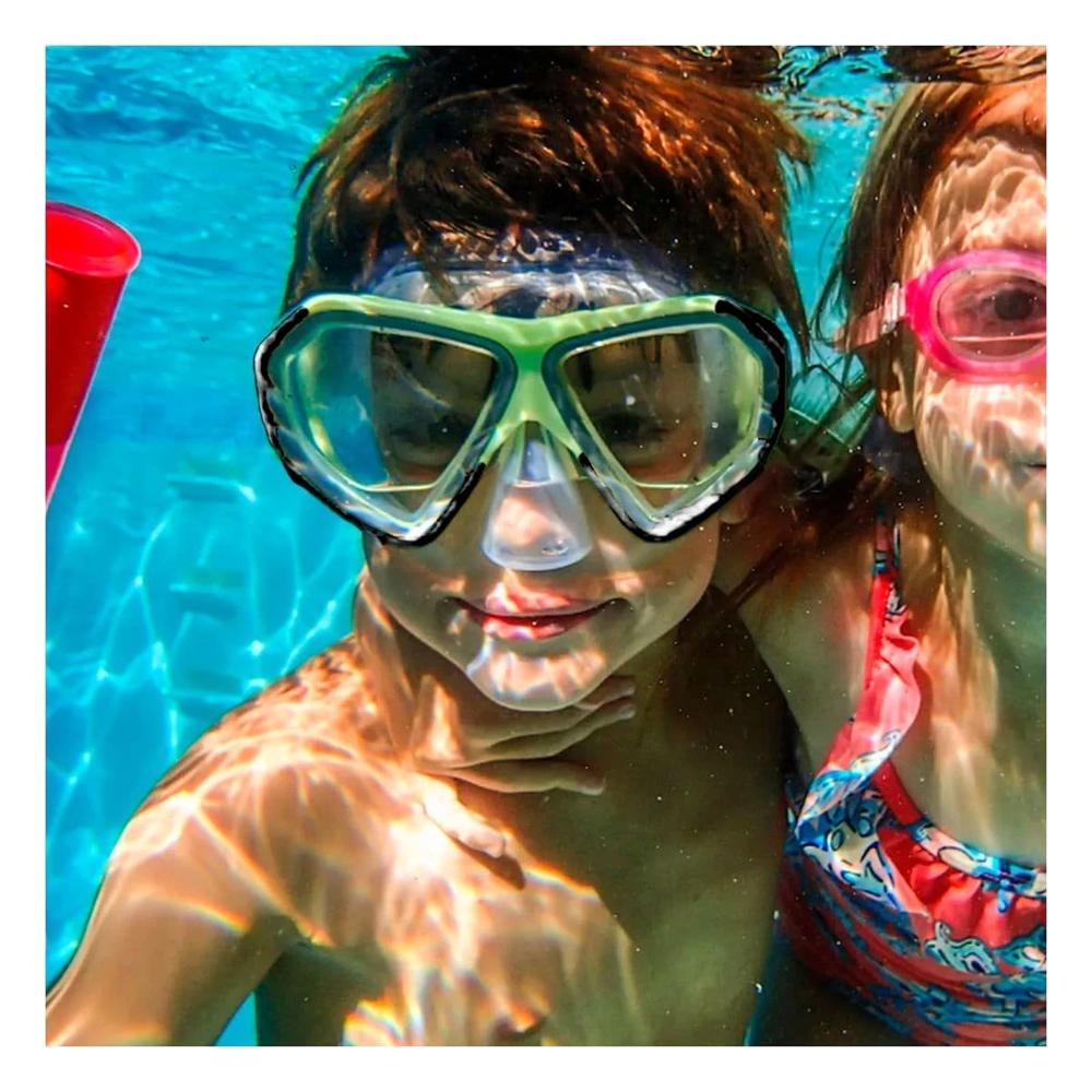 Combo De Natacion 02 Blanco Verde para Practica Acuatica y Recreacion Y+Post It