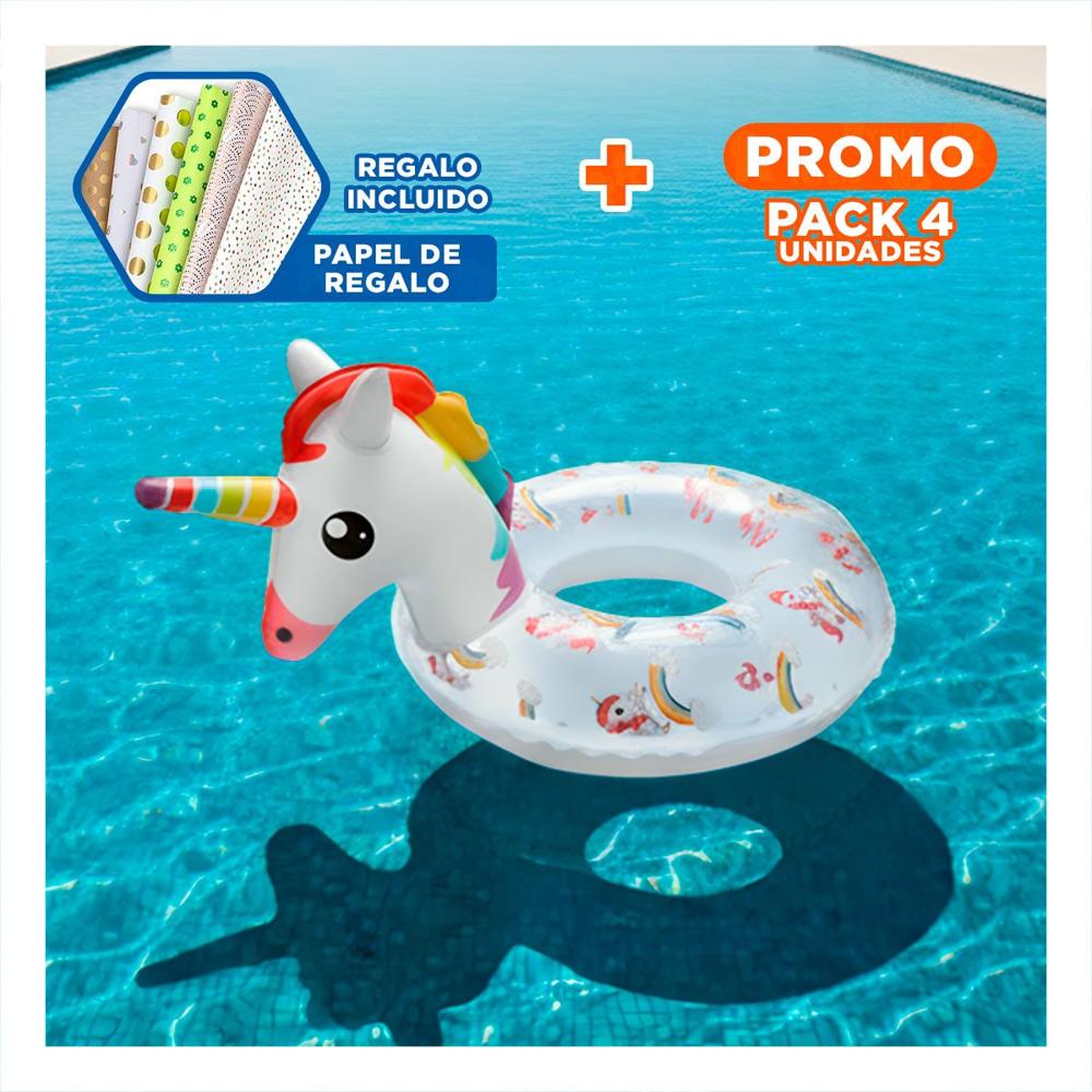 Pack4 Escultura Unicornio Transparente para Decoracion Festiva Y+Papel Regalo
