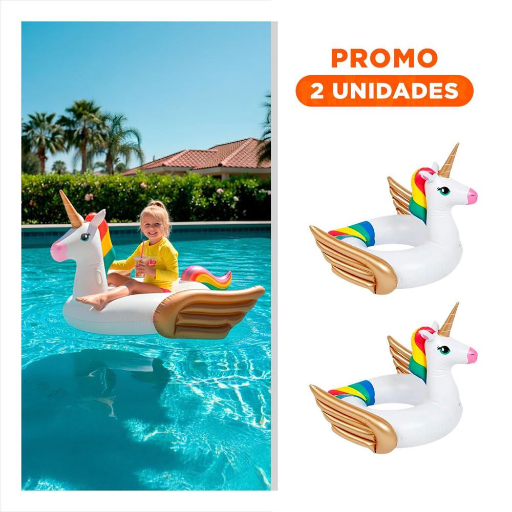 Pack2 Escultura Blanco con Alas Doradas Decoracion Festiva para Hogar Navidad