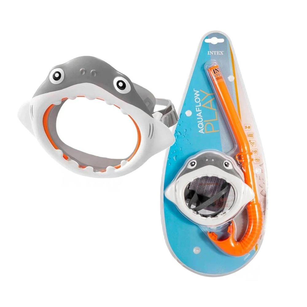 Kit de Buceo 2 Pcs Tiburon para Diversion Acuatica al Aire Libre Y+Regalo Sticker