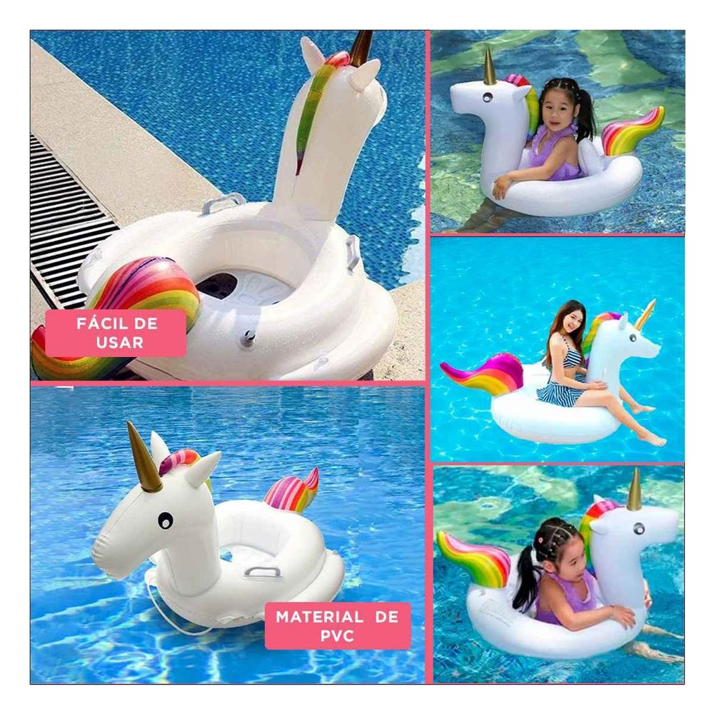 Mitico Inflable Decoracion Hogar Unicornio con asa amplia para diversion familiar Y+Post It
