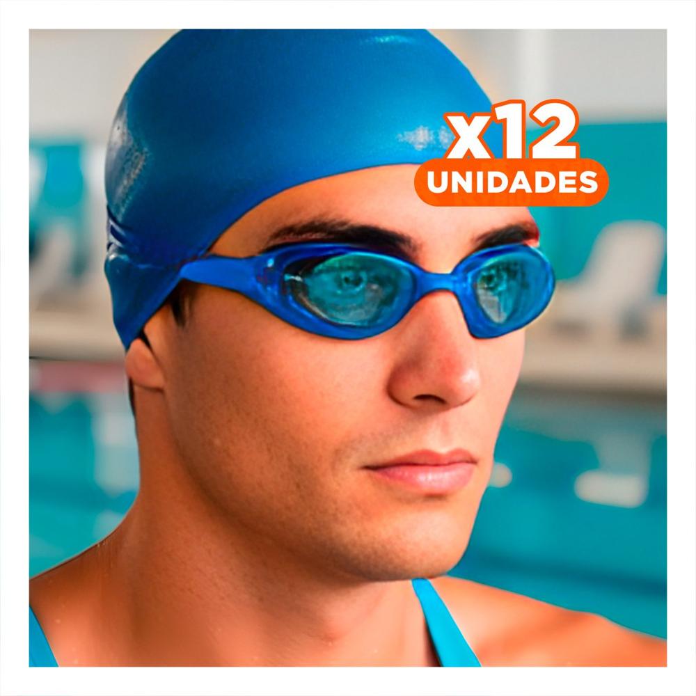 Pack12 Lentes de Natacion para Entrenamiento Intensivo en Agua Y+Regalo Sticker