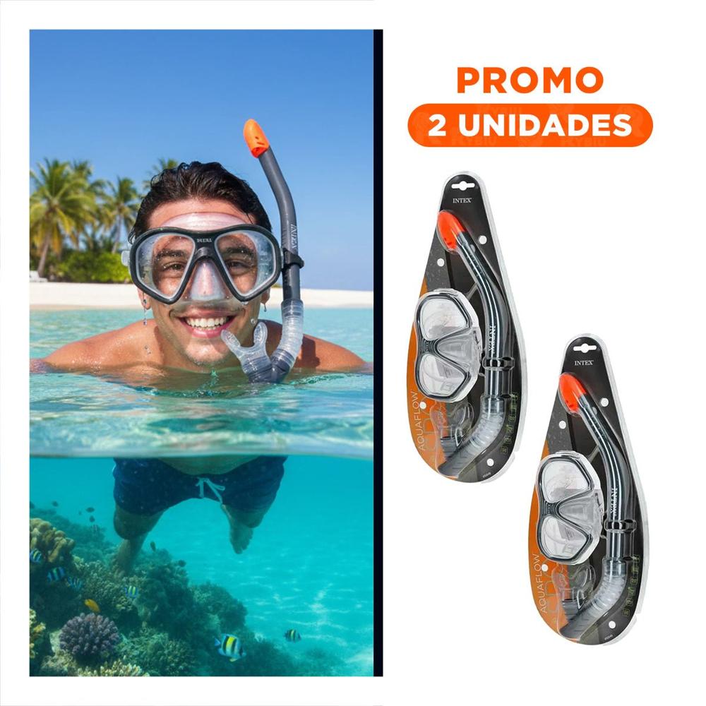 Pack2 Equipo Recreativo 2 Pz para Disfrutar del Agua con Seguridad Y+Regalo Sticker