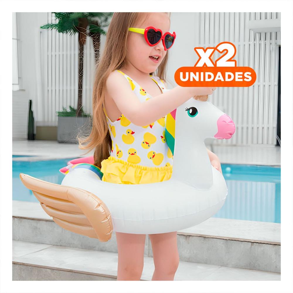 Pack2 Elemento Blanco con Alas Doradas Decoracion Festiva para Hogar Y+Regalo Sticker