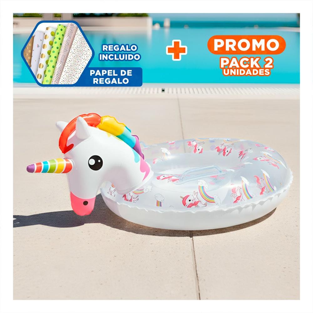 Pack2 Figura Unicornio Transparente para Decoracion de Hogar Festivo Y+Papel Regalo