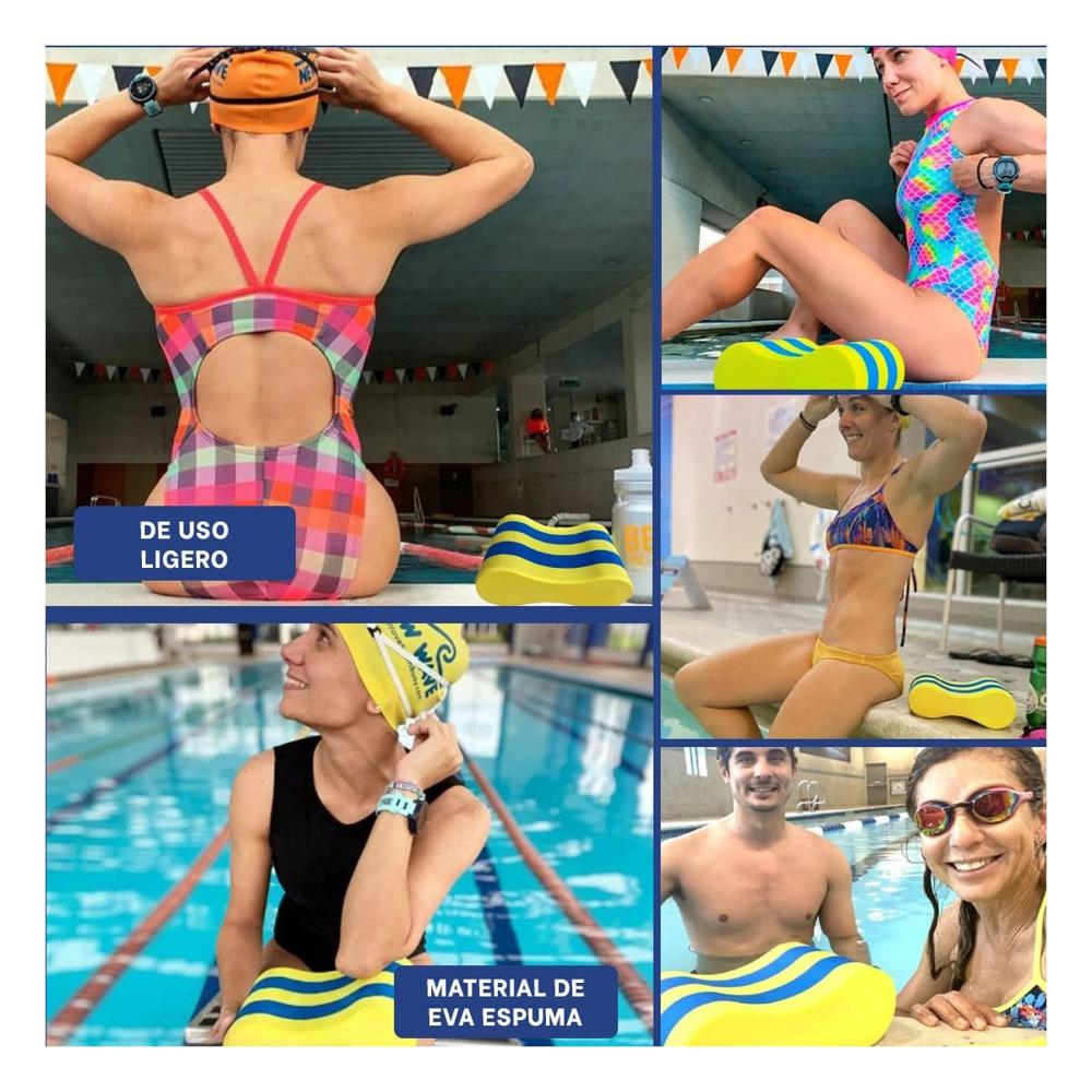 Pull Boy Para Ejercicio Acuatico con Forma Anatomica y Uso Practico Y+Ligas Regalo