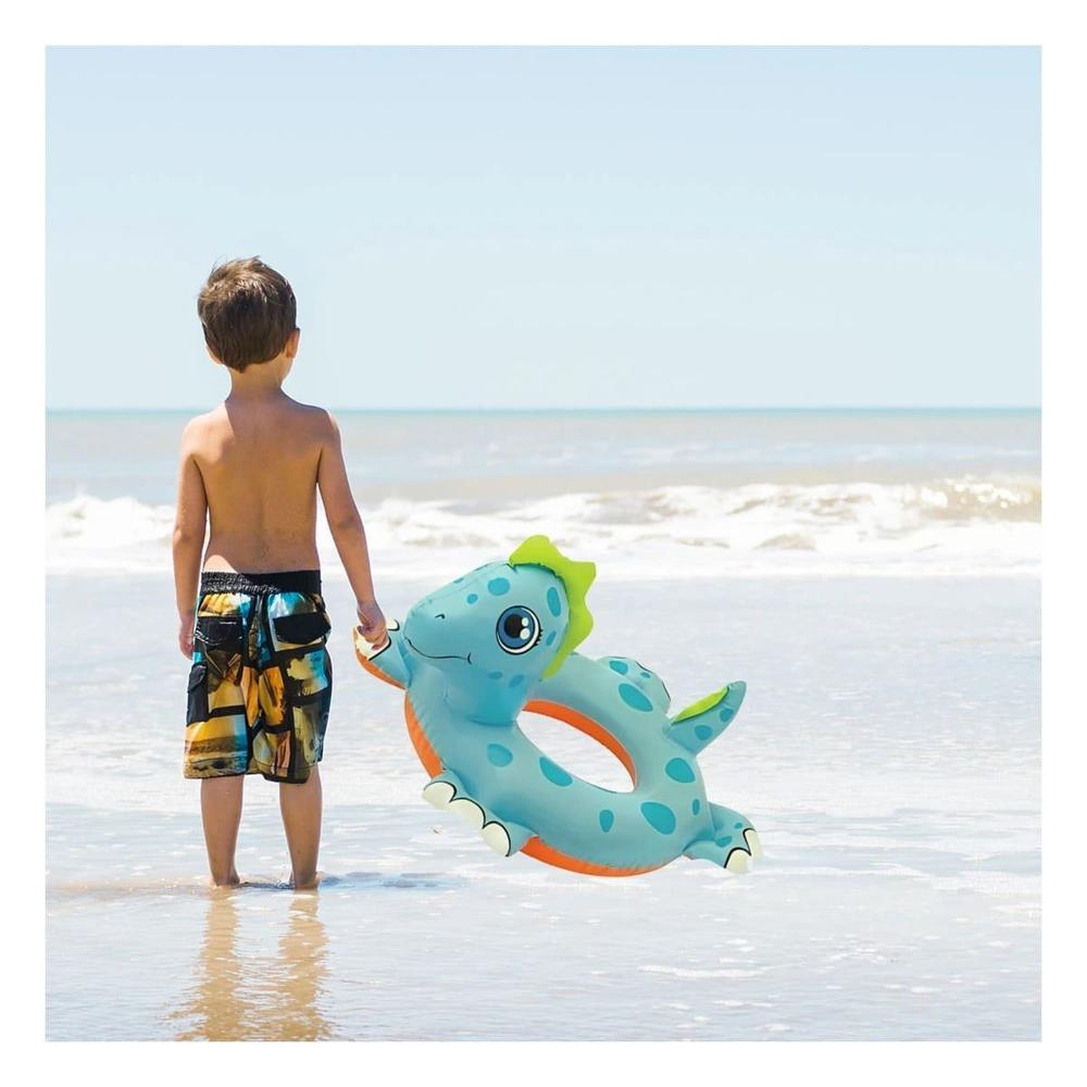 Flotador Tipo Animal Infantil con Diseno de Caballo de Mar para Bebe para Actividades Y+Post It