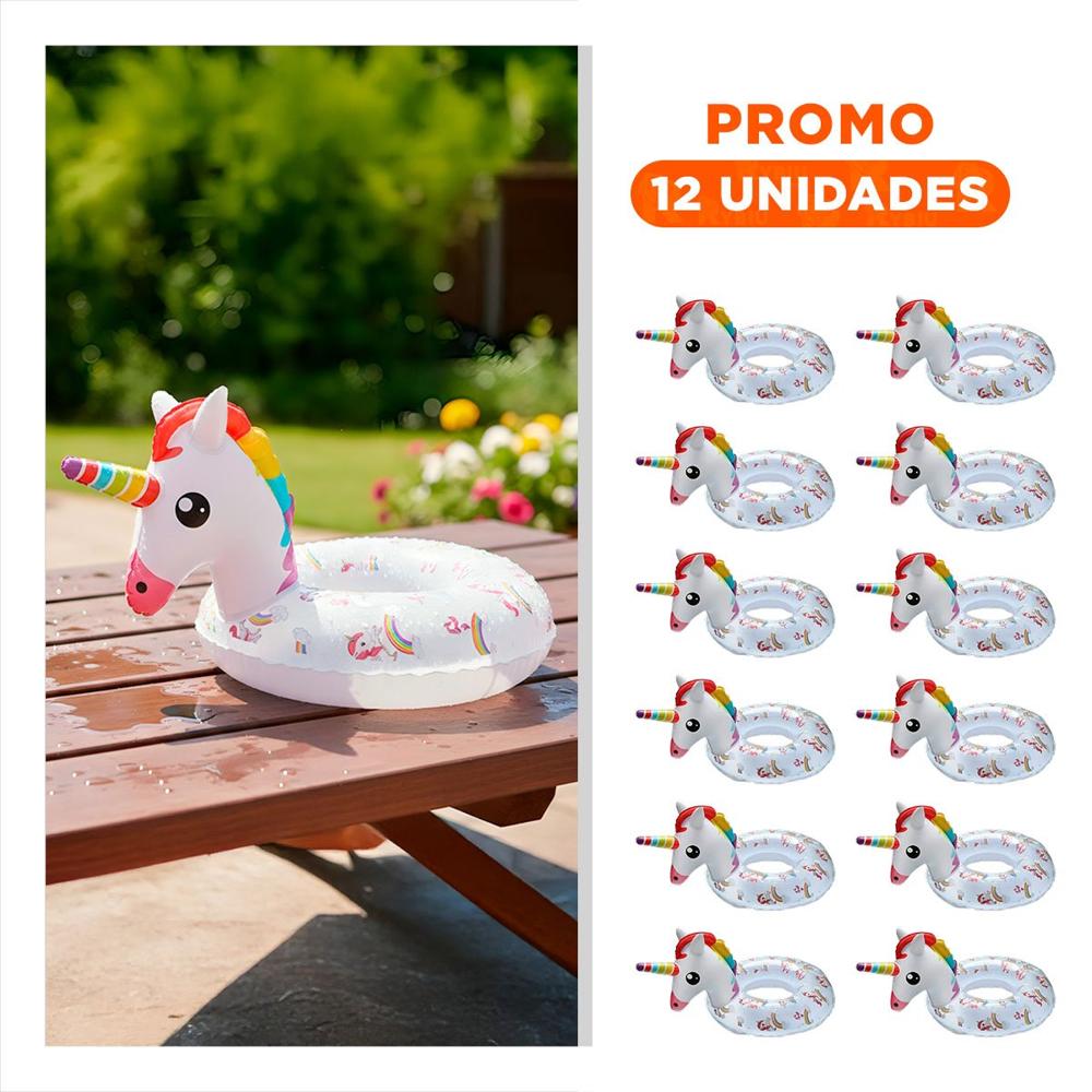 Pack12 Accesorio Decorativo Unicornio Transparente para Hogar Y+Regalo Sticker