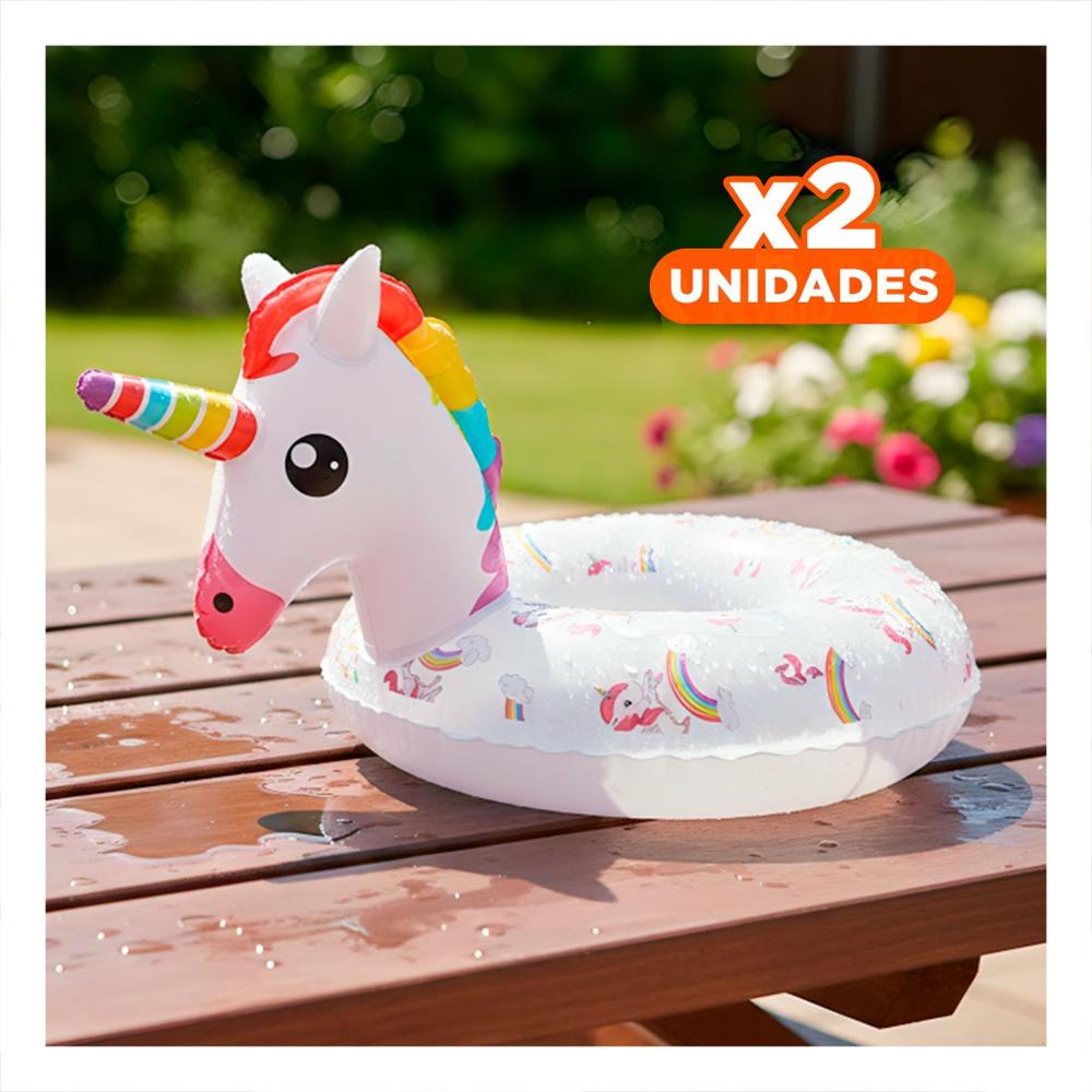 Pack2 Adorno Unicornio Transparente Decorativo para Casa Festiva Y+Regalo Sticker