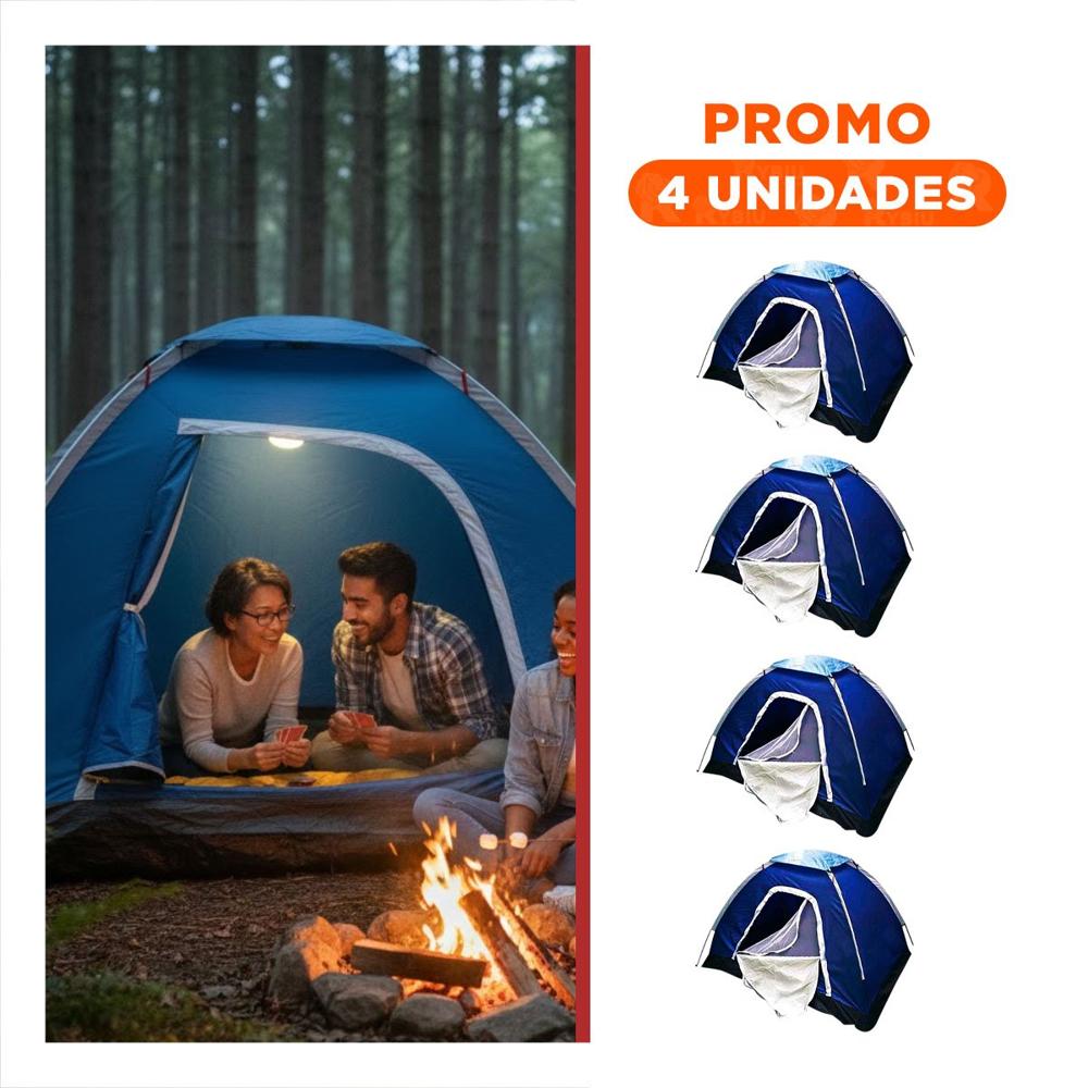 Pack4 Pabellon de 4 Personas MG-04P para Excursiones en Naturaleza