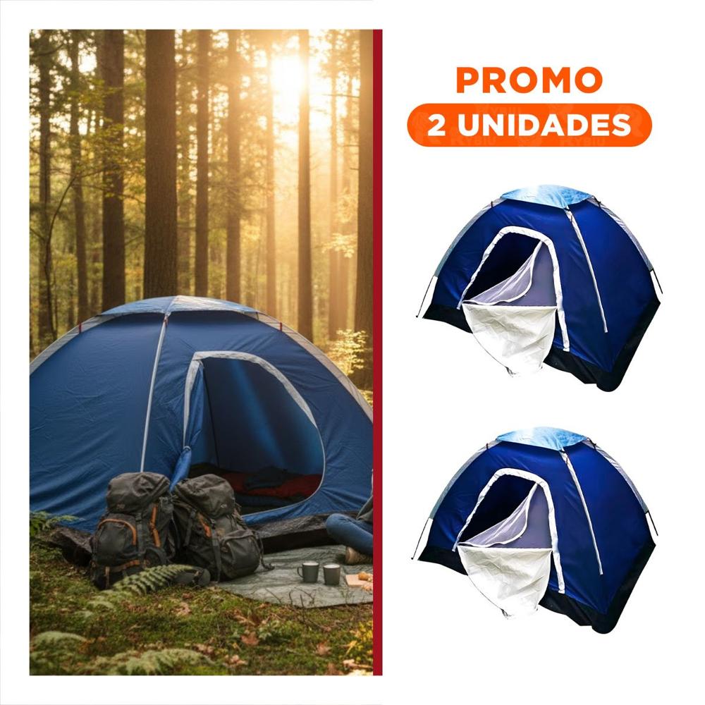 Pack2 Refugio de 2 Personas MG-02P para Camping Seguro Y+Regalo Sticker