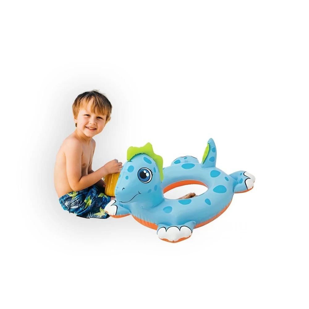 Flotador Circular Infantil con Forma de Caballo de Mar para Bebe para Verano Y+Regalo Sticker
