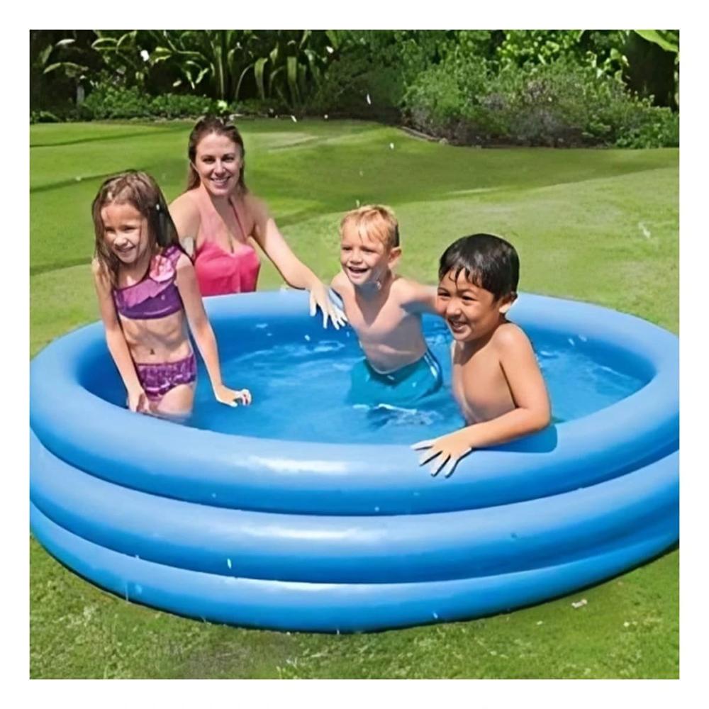 Piscina Azul 168x42cm de Tono Brillante para Diversion en su Vivienda