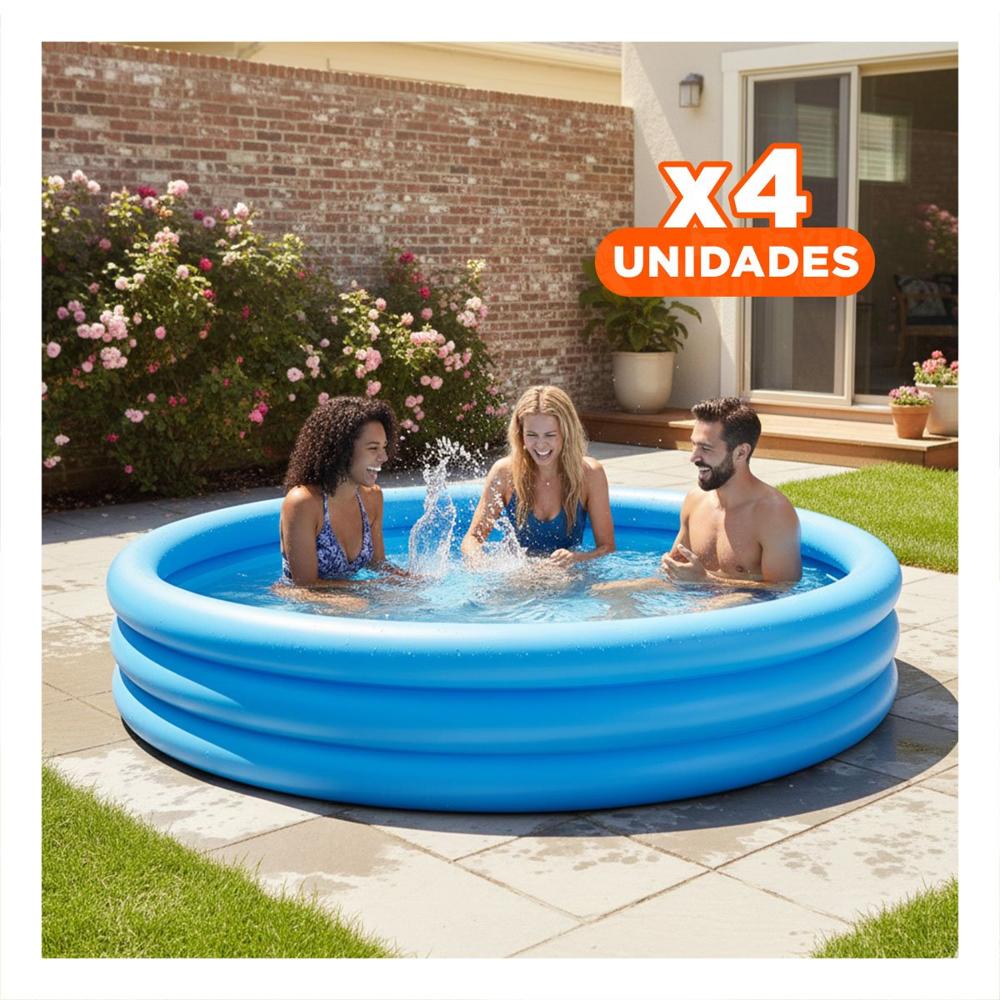 Pack4 Estacion de Bano Azul 168x42cm con Estructura Firme para la Alegria Y+Regalo Sticker