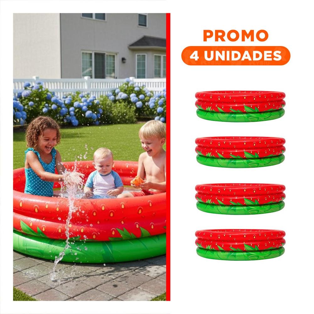 Pack4 Centro Acuatico con Valvulas de Rapido Inflado para Disfrutar en pocos Minutos