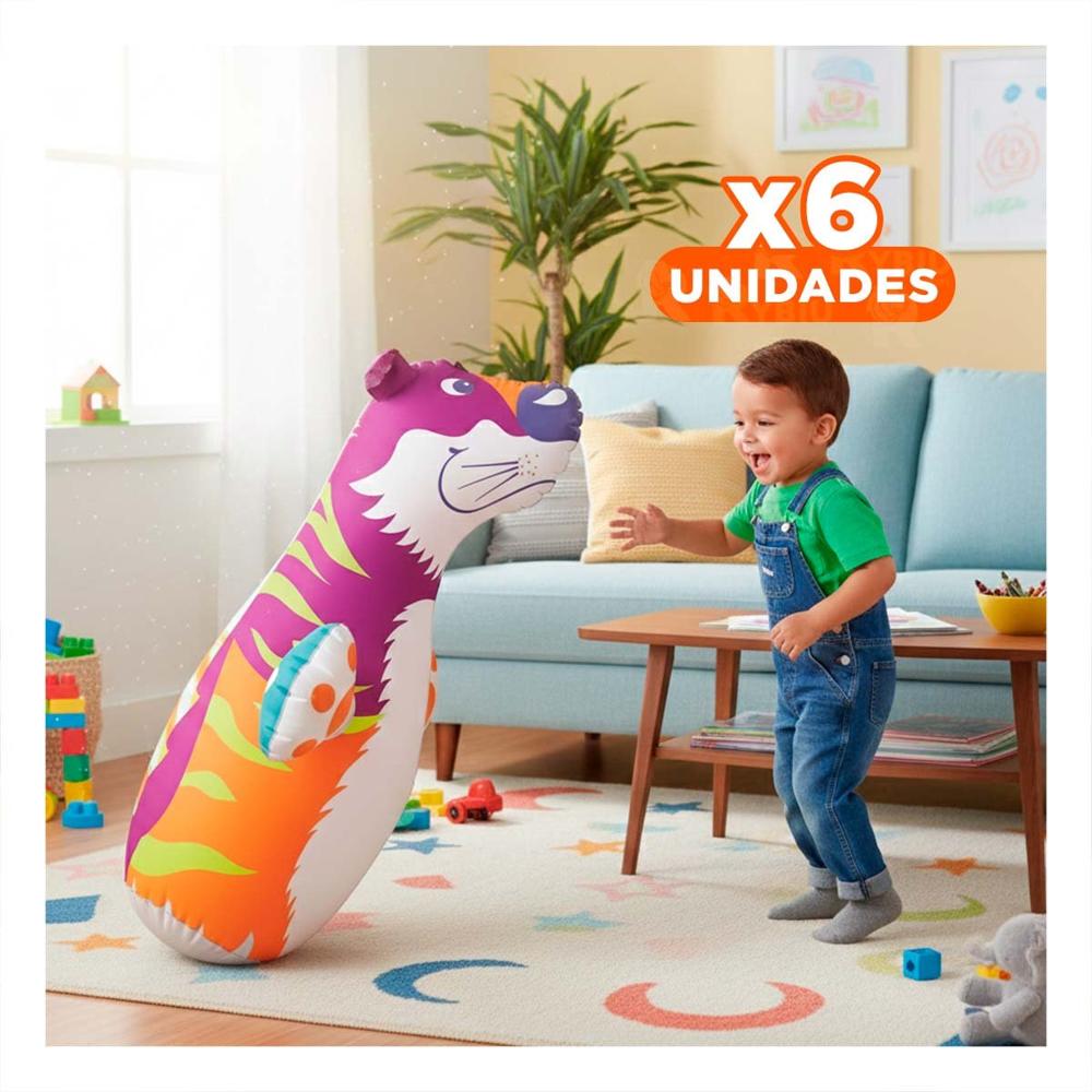 Pack6 Muñeco de Animales del Bosque para Ejercicio y Juego de los Hijos