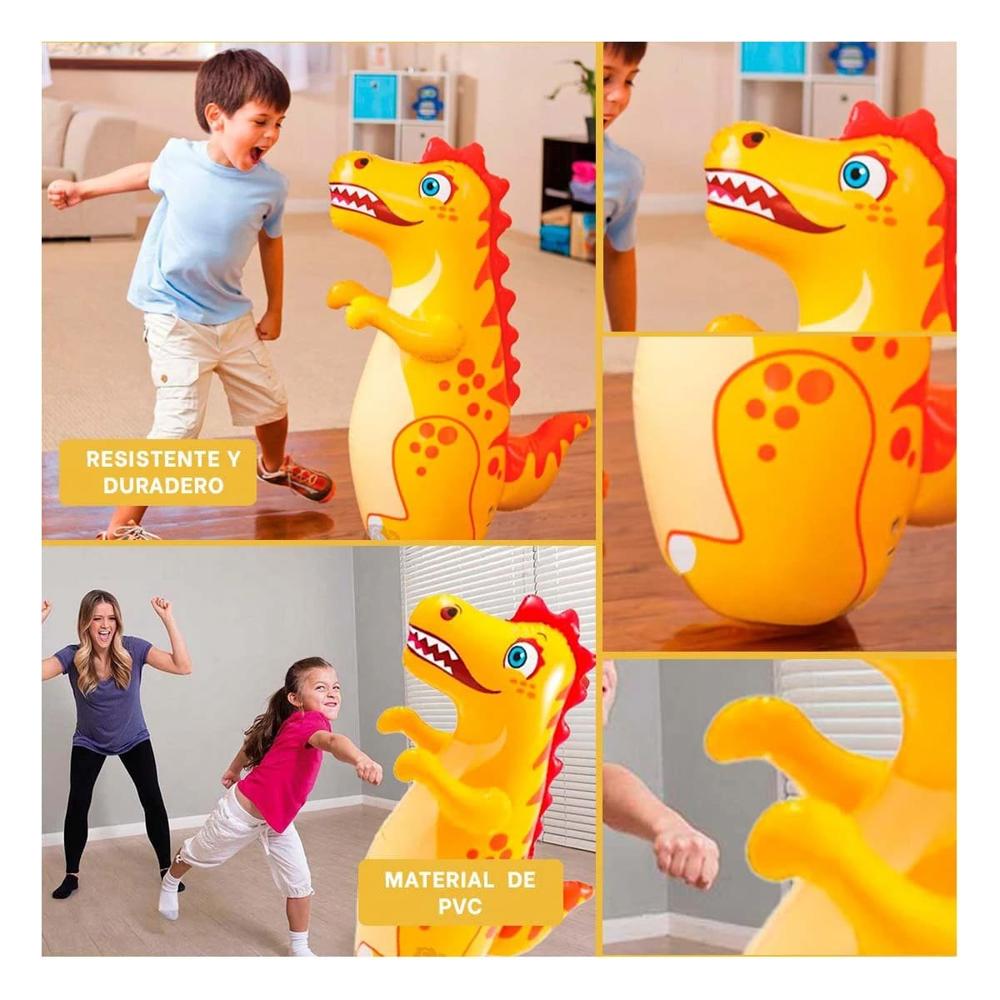 Inflable Infantil de Dinosaurio para el Entretenimiento de la Familia Y+Ligas Regalo