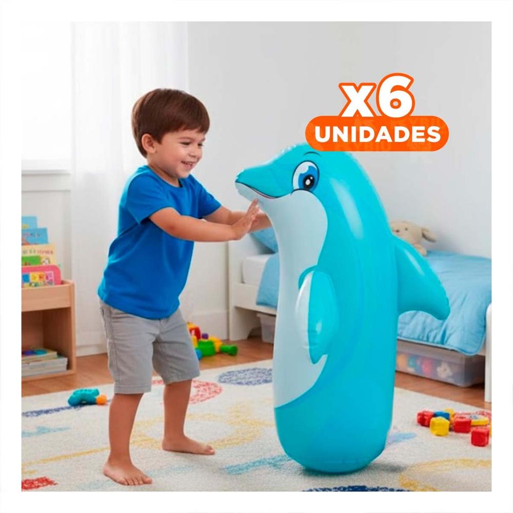 Pack6 Muñeco de Animales Marinos para Ejercicio y Juego de los Hijos