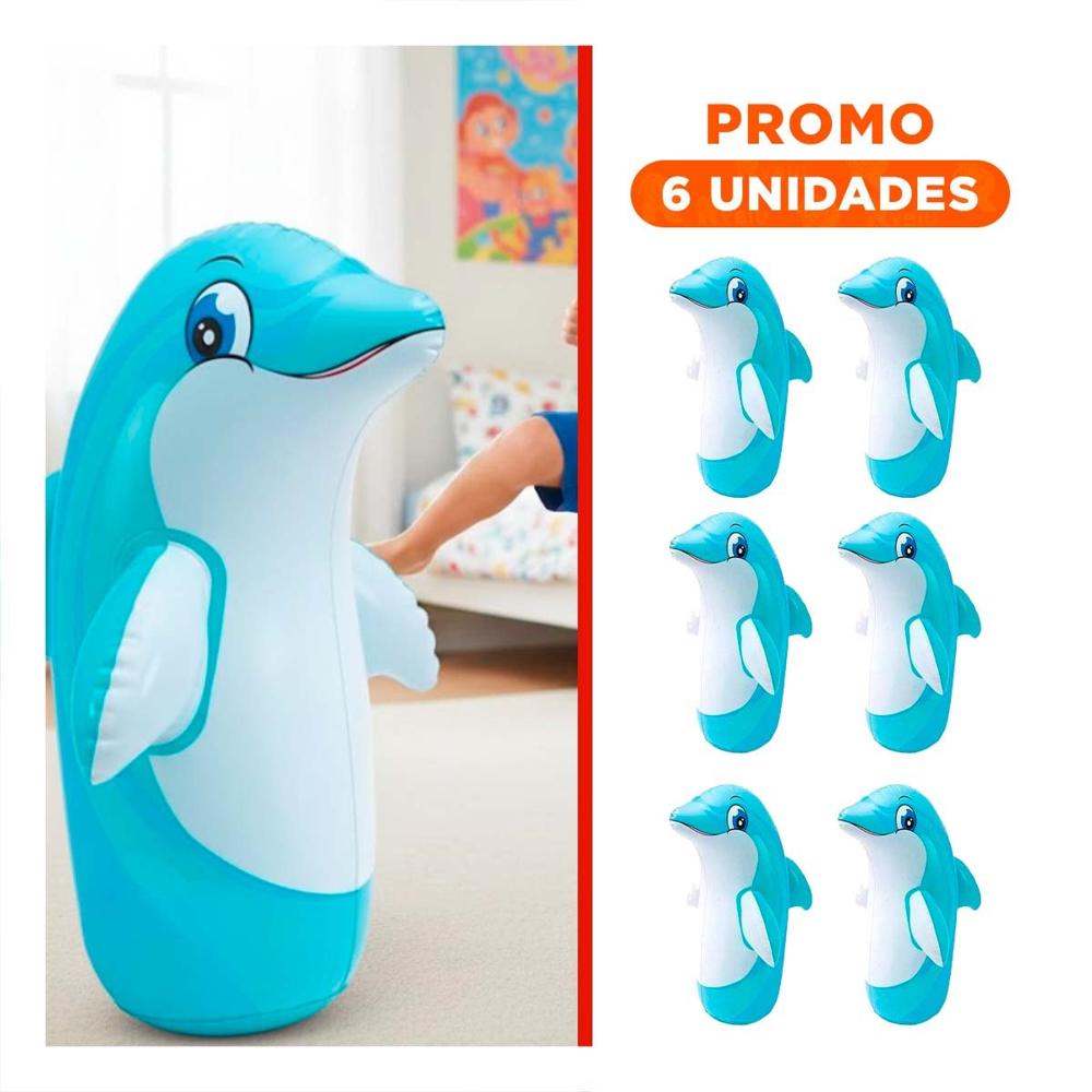 Pack6 Muñeco de Colores Vibrantes para Captar la Atencion de los Infantes Y+Regalo Sticker