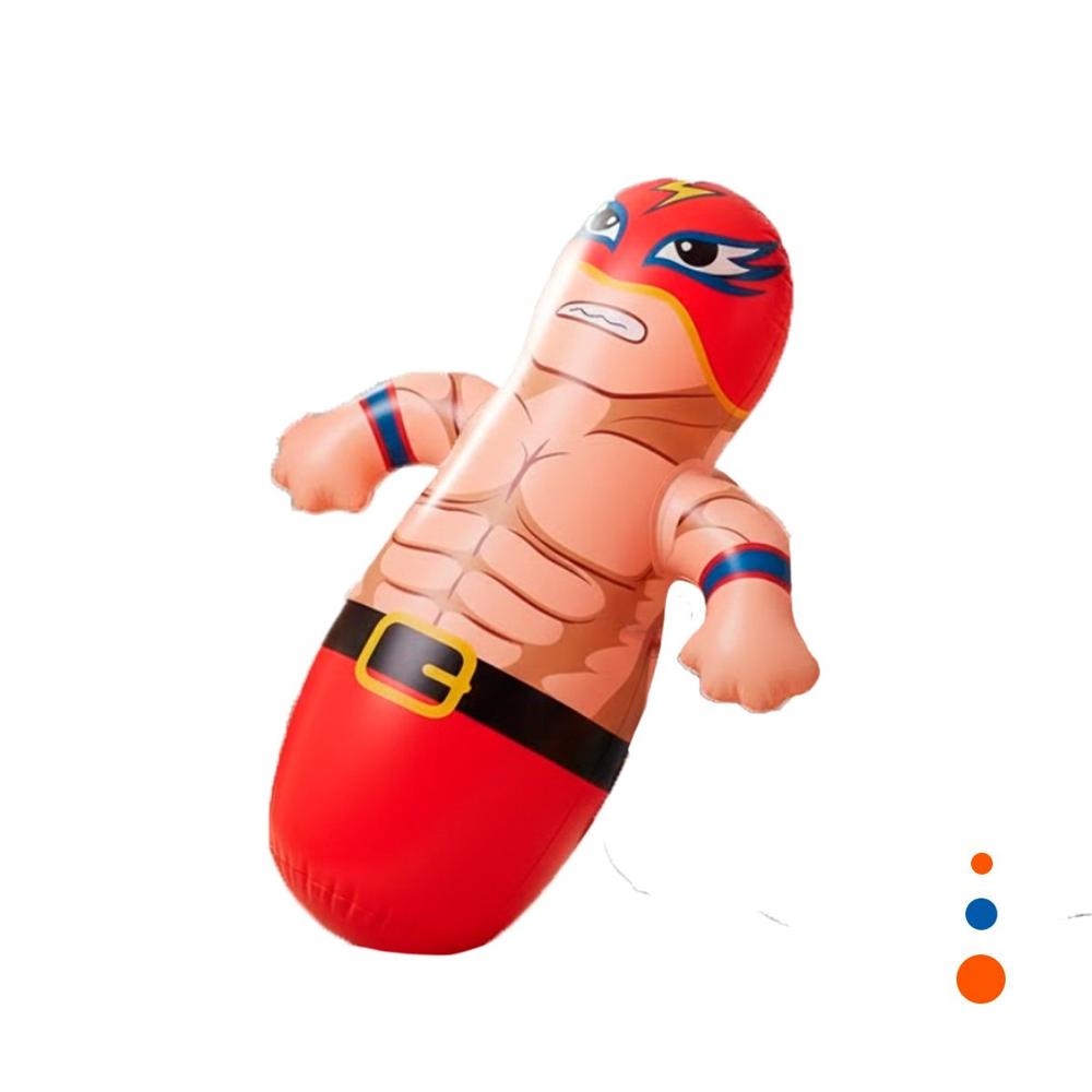 Juguete de Rebote Automatico de Luchador para Diversion en el Hogar Y+Regalo Sticker