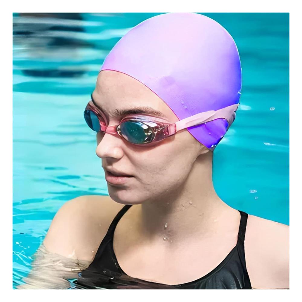 Proteccion Auditiva para Actividades Acuaticas con Gorro Lila Y+Post It