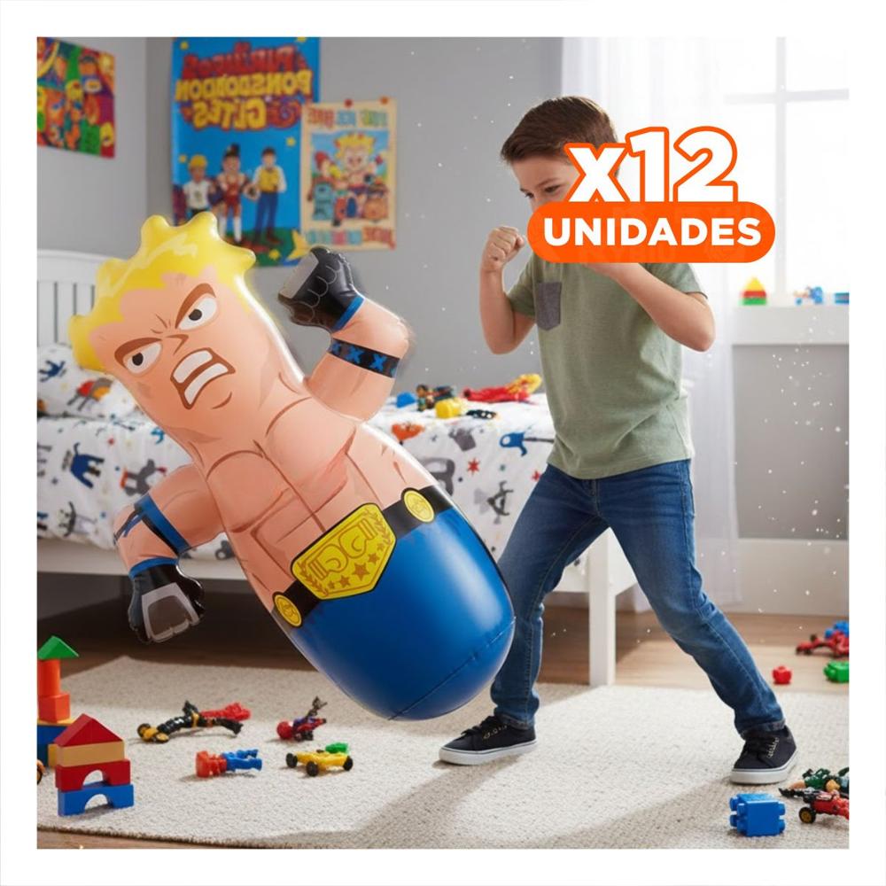 Pack12 Juguete de Tematica de Gimnasio de Azul para Fomentar la Imaginacion Y+Regalo Sticker