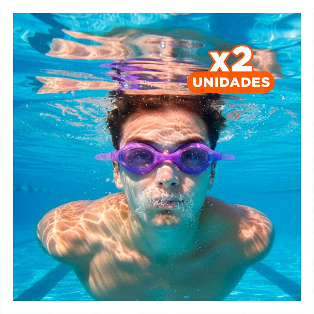 Pack2 Lentes para Uso Diario en Piscina con Ajuste Seguro Y+Papel Regalo