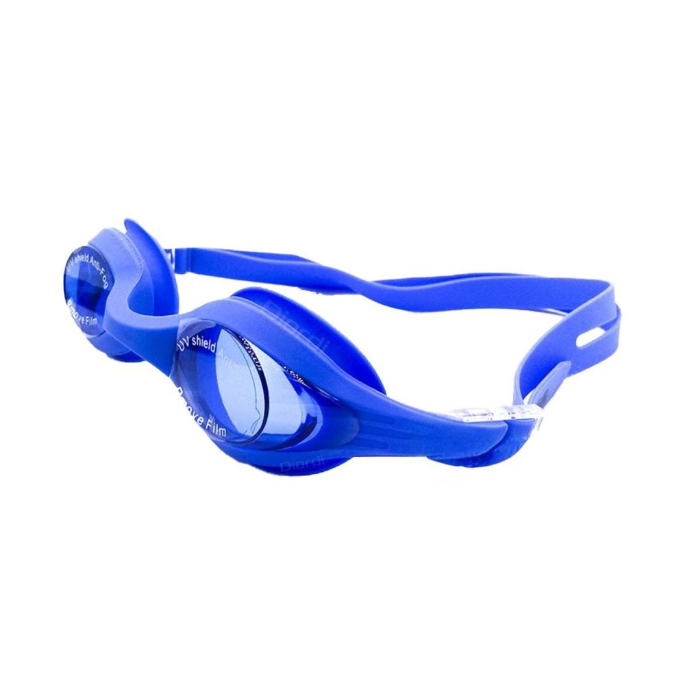 Kit de Lentes y Gorro de Natacion Azul para Uso en Playa y Piscina Y+Regalo Sticker