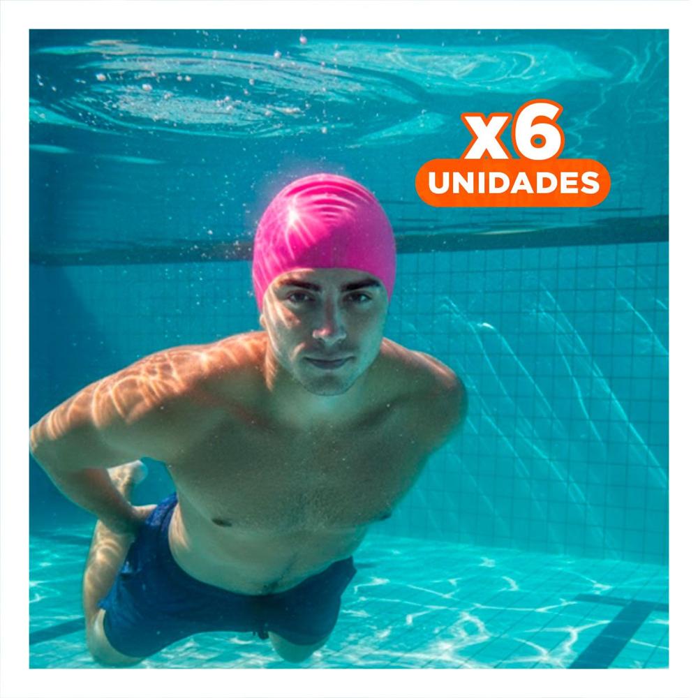 Pack6 Gorro para Uso Diario en Piscina con Ajuste Seguro