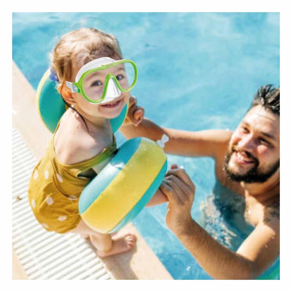 Gafas de Agua Verde Comodos y Ajustables para Entrenamiento en Piscina Y+Post It