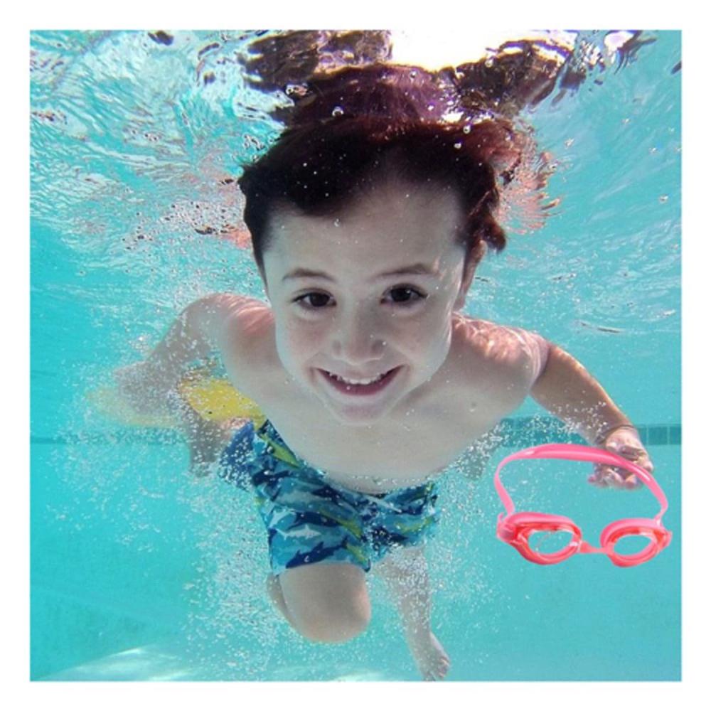 Lentes de Natacion Rosado para Ninos con Ajuste Comodo para Piscina Y+Papel Regalo