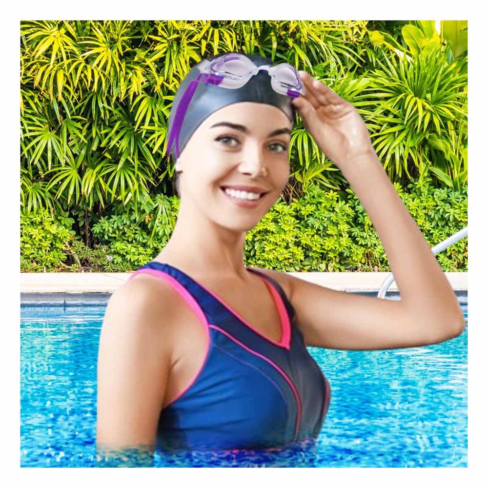 Lentes Acuaticos Morado y Blanco para Ninos para Natacion Y+Post It