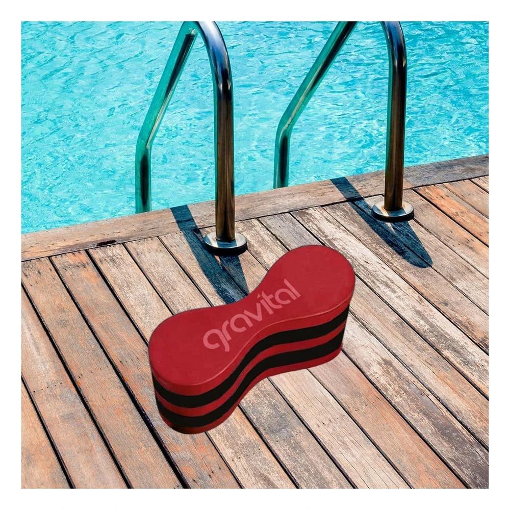 Accesorio de Natacion para Entrenamiento Infantil con Pull Boy Rojo Y+Papel Regalo