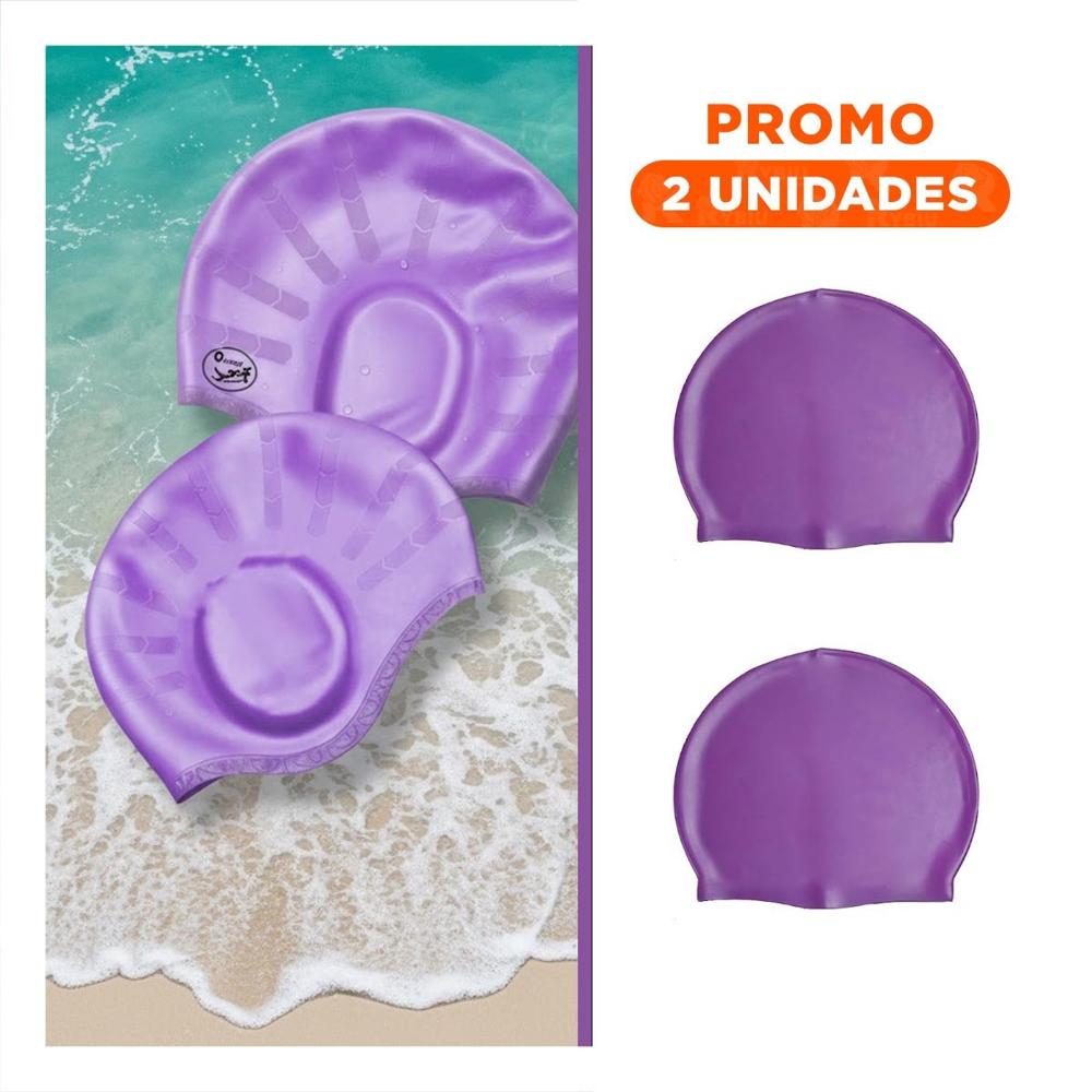 Pack2 Gorro de Natacion con Proteccion de Oidos y Ajuste Seguro Y+Regalo Sticker