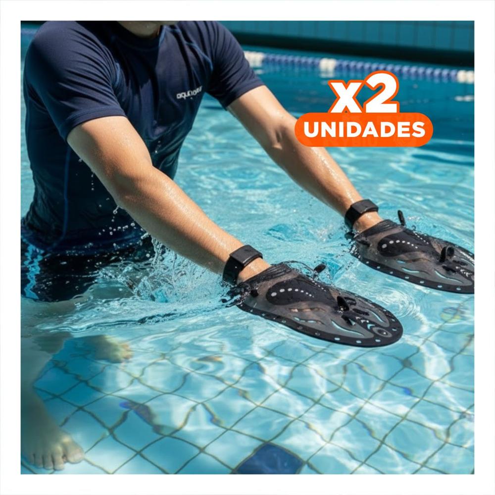 Pack2 Manopla Negra para Actividades Acuaticas Recreativas y Profesionales