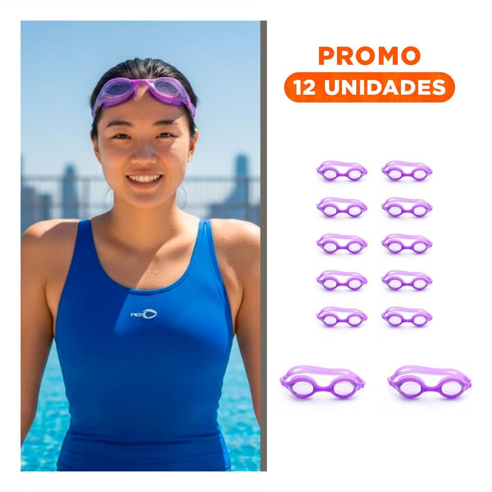 Pack12 Lentes Resistentes para Uso Frecuente en Piscina