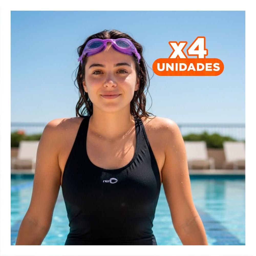 Pack4 Equipo Acuatico para Aprendizaje y Diversion en Piscina Y+Papel Regalo