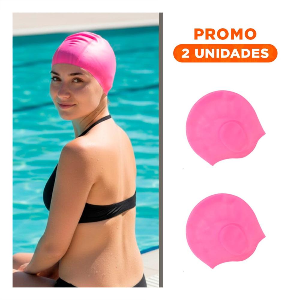Pack2 Gorro Resistente para Aprendizaje de Natacion Infantil Y+Regalo Sticker