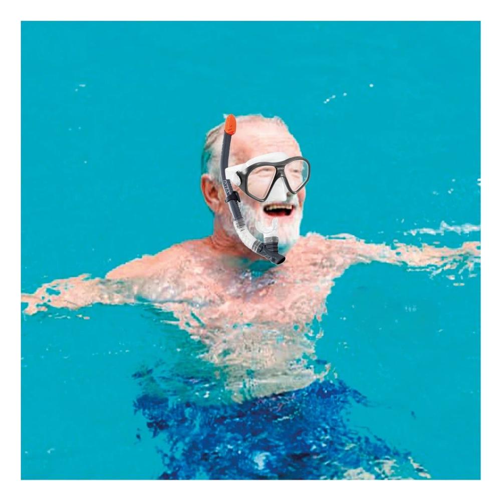 Equipo de Buceo 3 Pcs Negro con Mascara Tubo y Aletas para Inmersion Recreativa Y+Post It