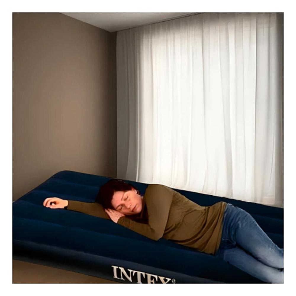 Cama de Aire 1 Plaza COD 64756 Comoda y Practica para Descanso Diario Y+Post It