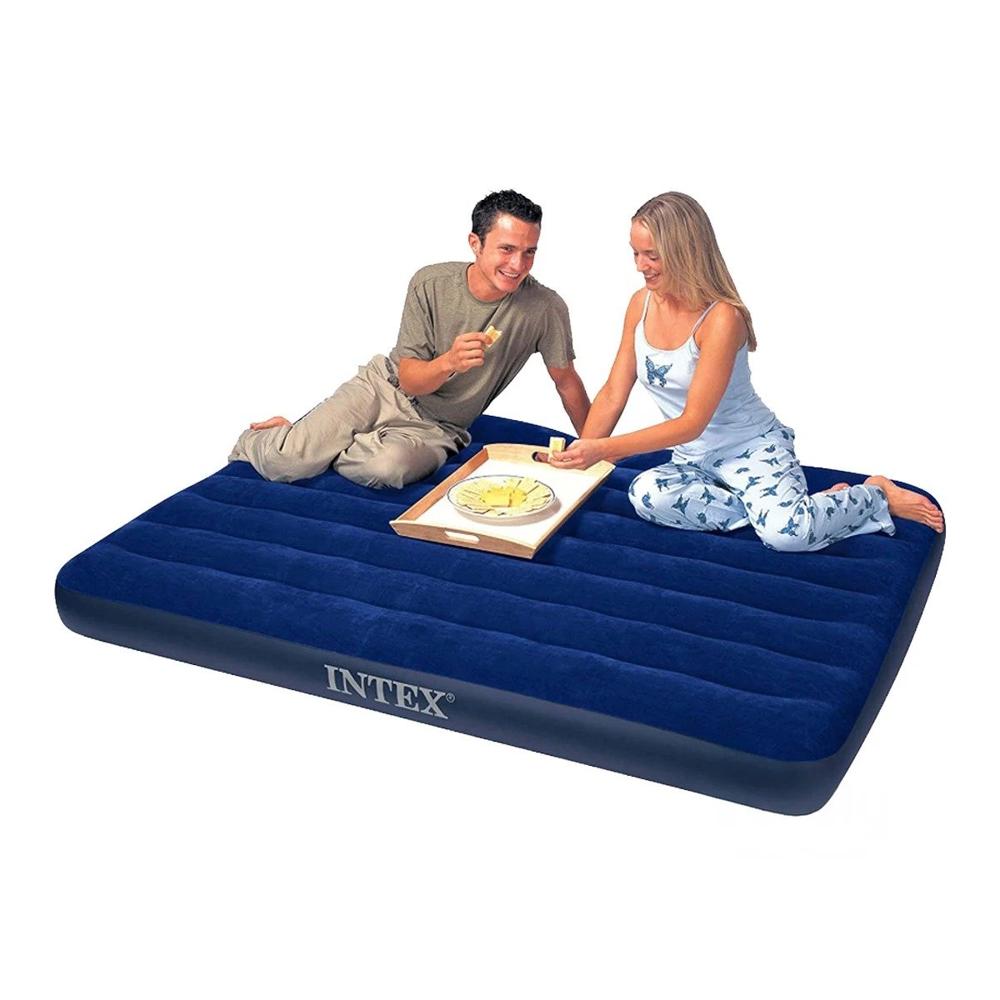 Cama Inflable Queen 2 1/2 Plazas COD 64765 Comoda y Facil de Usar para Dornir Y+Regalo Sticker