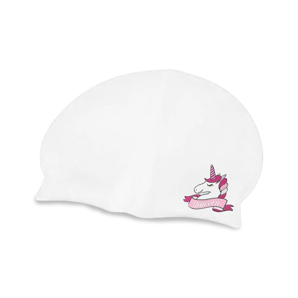 Gorro Decorativo para Natacion Infantil con Estilo Unicornio y Ajuste Flexible Y+Regalo Sticker