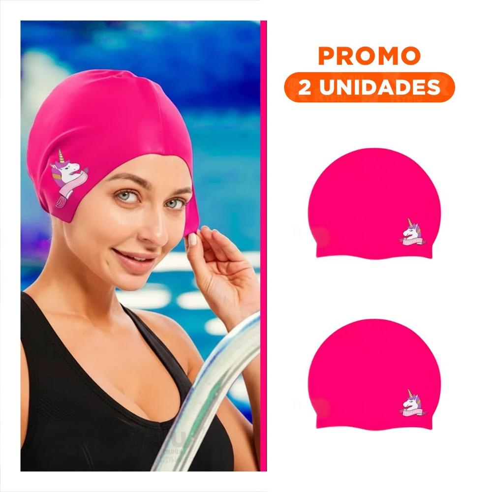 Pack2 Gorro Flexible para Uso Infantil en Natacion Recreativa Y+Regalo Sticker