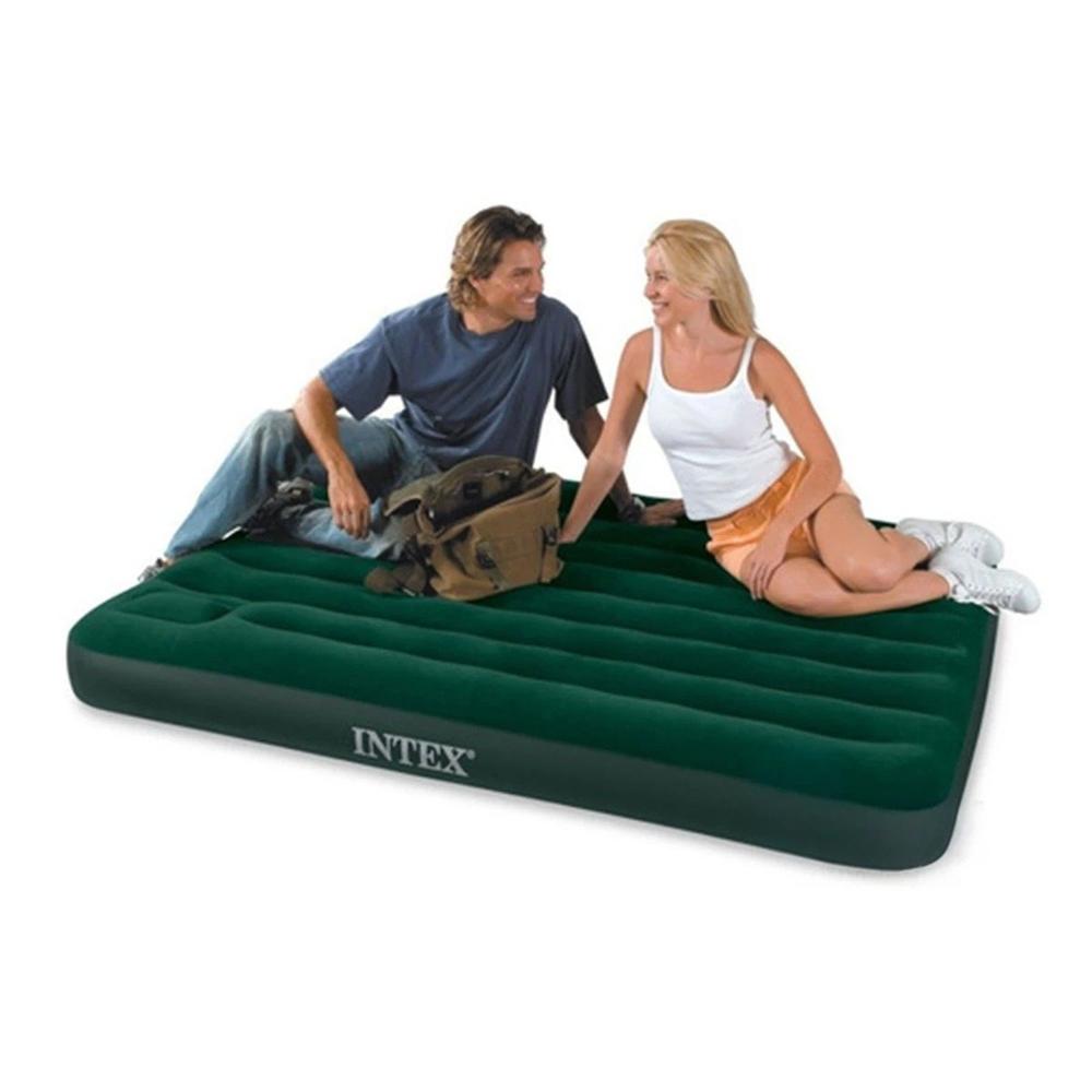 Cama Inflable Twin 1 1/2 Plaza COD 64761 Comoda y Facil de Usar para Descanso Y+Regalo Sticker