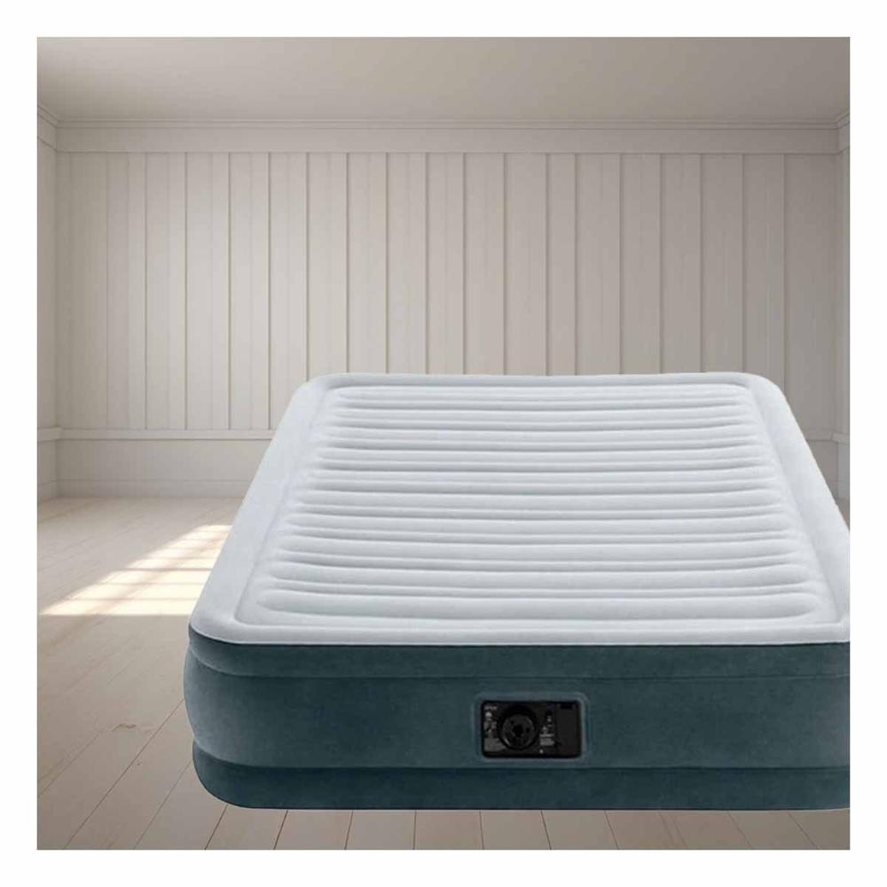 Colchoneta Inflable 2 Plazas COD 67770 Para Dormir en Casa o Viajes Y+Papel Regalo