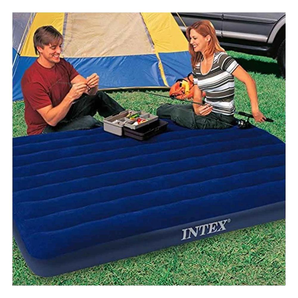 Colchon Inflable 2 Plazas COD 64758 Comodo y Duradero para Descanso